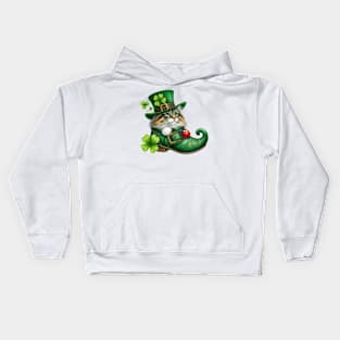 Norwegian Forest Cat Shoes For Patricks Day Kids Hoodie